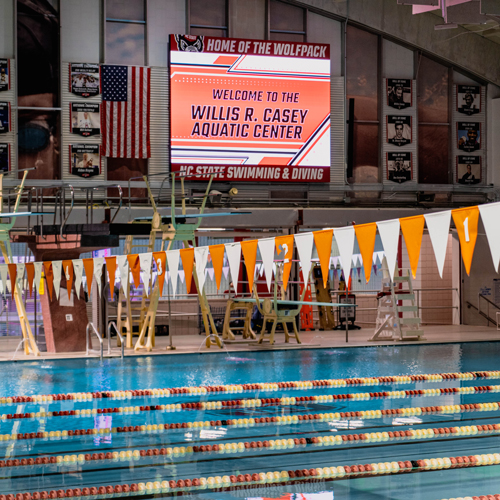North Carolina State University Aquatic Complex Display